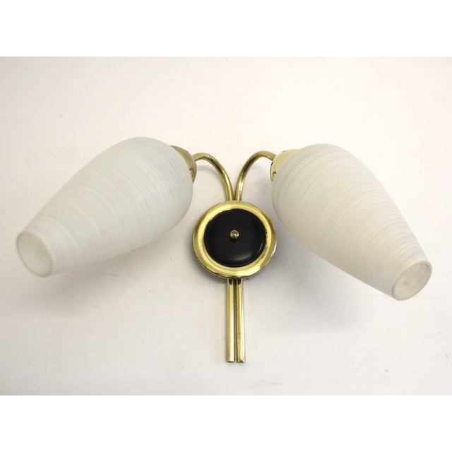 French Wall Lamp attributed to Arlus, 1950s For Sale - Image 10 of 10