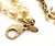 2010s Chanel Gold Scratchy CC Irregular Pearl 2 Strand Necklace For Sale - Image 5 of 5