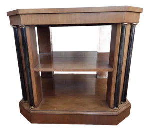 Late 20th Century Baker Furniture Maple Side Table - Neo Classical