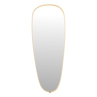Vintage Rockabilly Freeform Mirror in Gold, 1950s For Sale