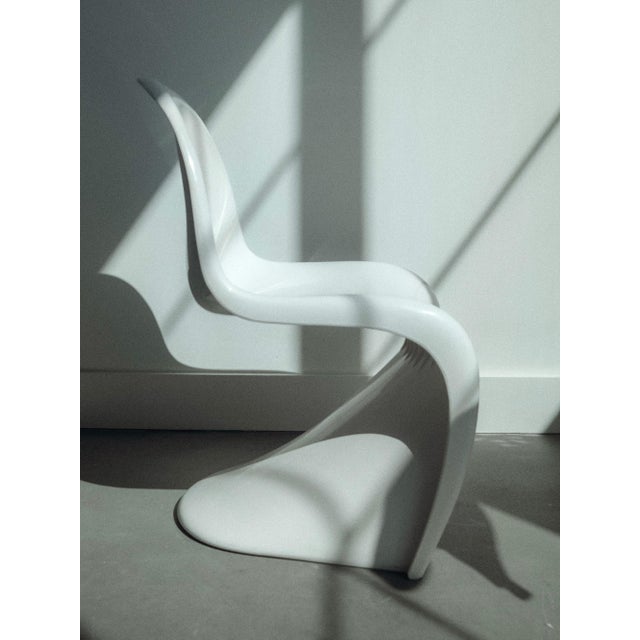 Verner Panton S Chair 1970s Herman Miller Vintage White For Sale In New York - Image 6 of 8
