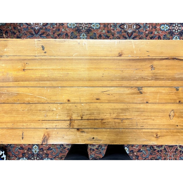 Antique Chinese Gilt Pine Altar / Console Table For Sale - Image 9 of 13