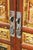 1980s Chinoiserie Cabinet With Carved and Painted Panels For Sale - Image 14 of 17
