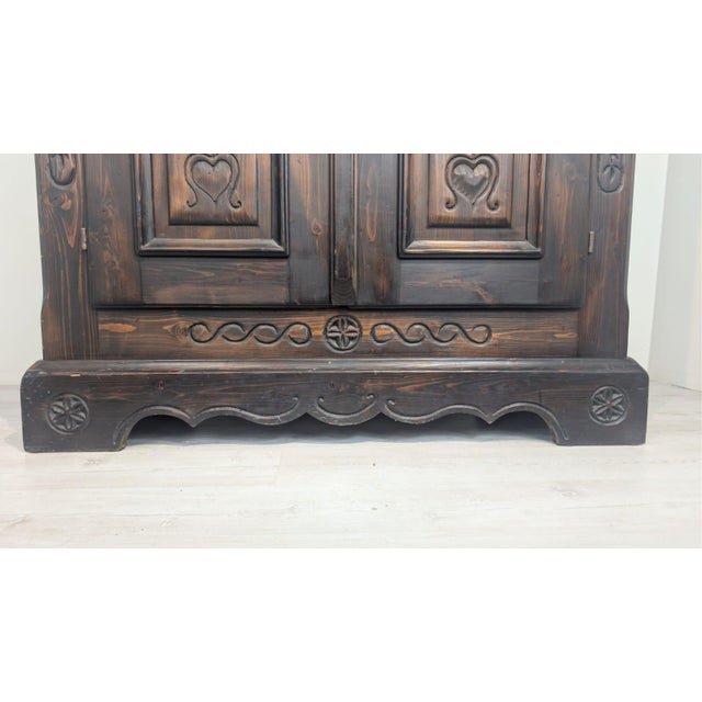 Rustic Wood Wardrobe from Voglaner, 1968 For Sale - Image 9 of 18
