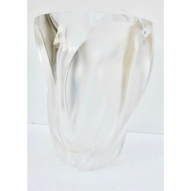 Mid 20th Century Ingrid Crystal Vase by Lalique Circa 70s' For Sale - Image 5 of 6