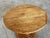 Round Sculptural Pine Pedestal Table, Denmark, 1970s For Sale - Image 6 of 11