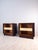 Metal Art Deco Italian Nightstands in Parchment attributed to Osvaldo Borsani, 1940s, Set of 2 For Sale - Image 7 of 18