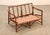 Vogue Coastal Vintage Rattan Bamboo Loveseat For Sale - Image 4 of 18