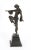 Metal Vintage Art Deco Bronze Dancing Girl After Chiparus, Mid 20th Century For Sale - Image 7 of 16