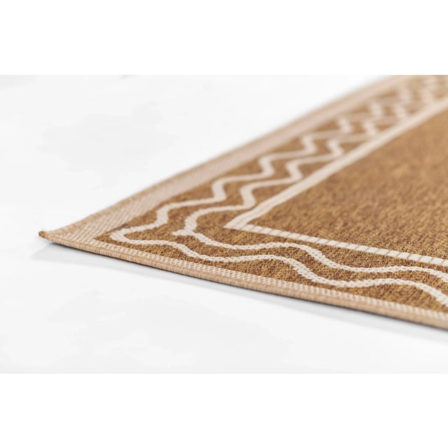 Erin Gates by Momeni Saybrook Ripple Natural Indoor/Outdoor Area Rug 6'6" X 9' For Sale - Image 10 of 12