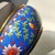 Asian Vintage Cloisonné Enamel Brush Washer – Scrolling Lotus & Vine Motif, Cobalt Blue Ground For Sale - Image 3 of 8