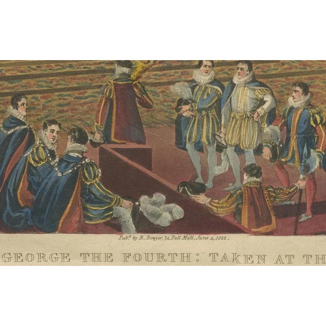 Dubourg, George IV's Coronation at Westminster Abbey, 1822, Hand-Coloured Engraving For Sale - Image 6 of 10