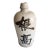 Antique Stoneware Saki Bottle For Sale