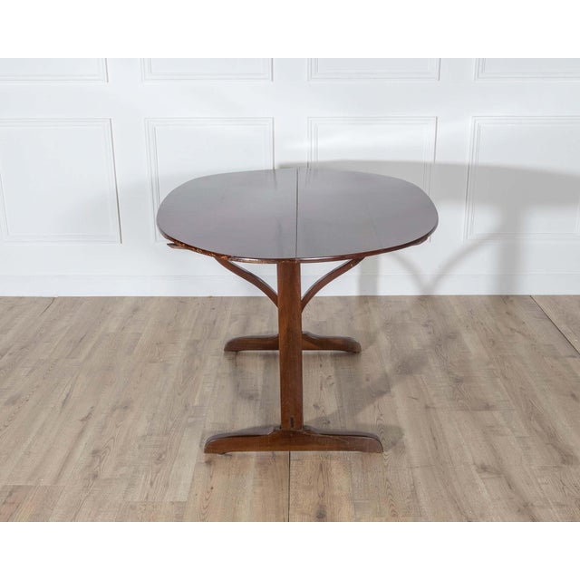19th Century French Mahogany Winegrower’s Tilt-Top Table from Burgundy For Sale - Image 15 of 17
