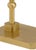 Antique brass finish on iron 54h x 7.5w x 10.5d Shade Dimensions: top(8 x 8) bottom(10 x 10) side(8.5)
