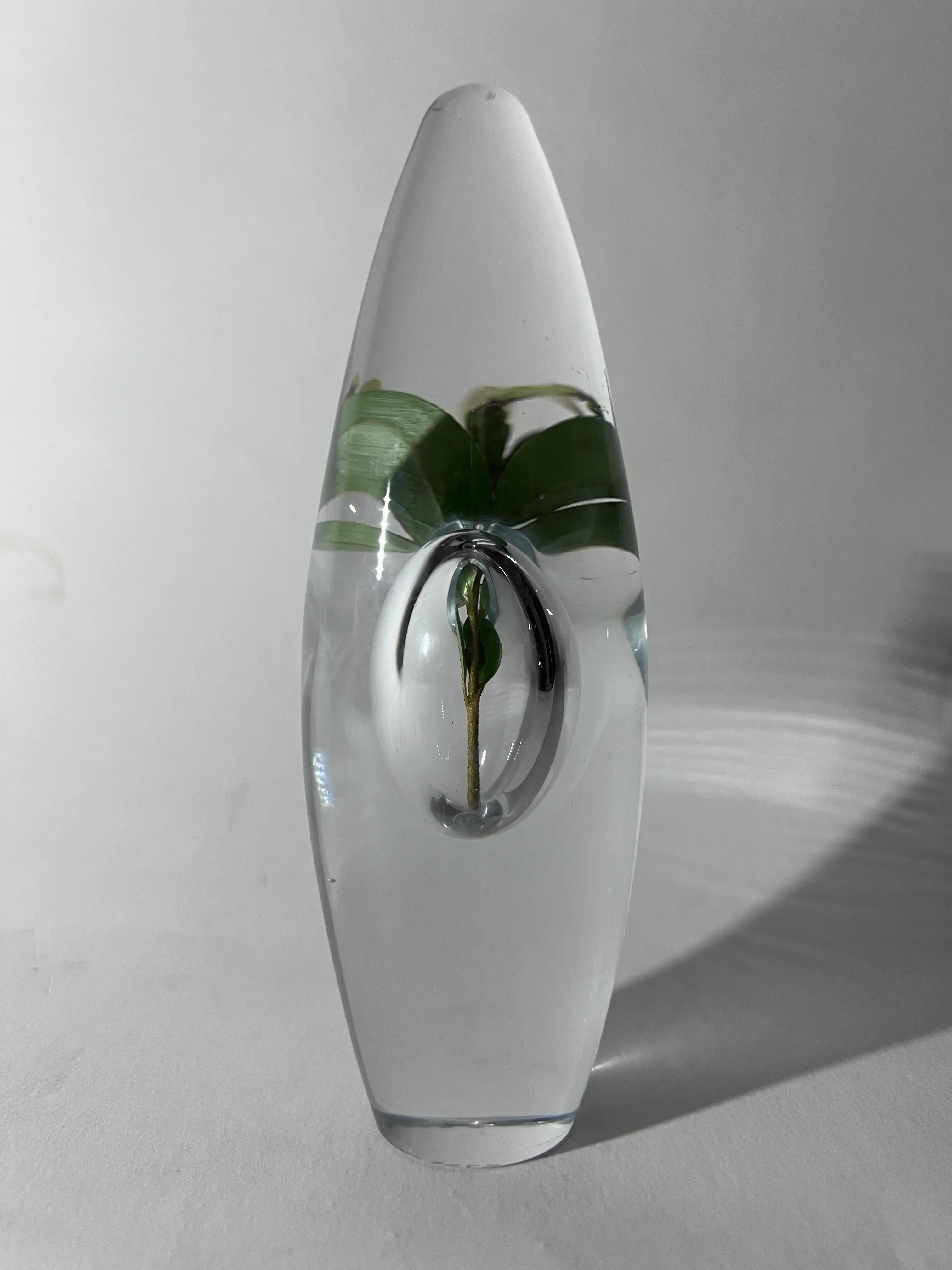 Signed Timo Sarpaneva for Iittala Orkidea (Orchid) Art Glass Vase
