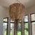Contemporary Ngala Designer Leather Fringe Chandelier – Large Organic Modern Statement For Sale - Image 3 of 7