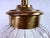 1990s Frederick Cooper Hand Blown Glass and Brass Table Lamps/a Pair For Sale - Image 4 of 9