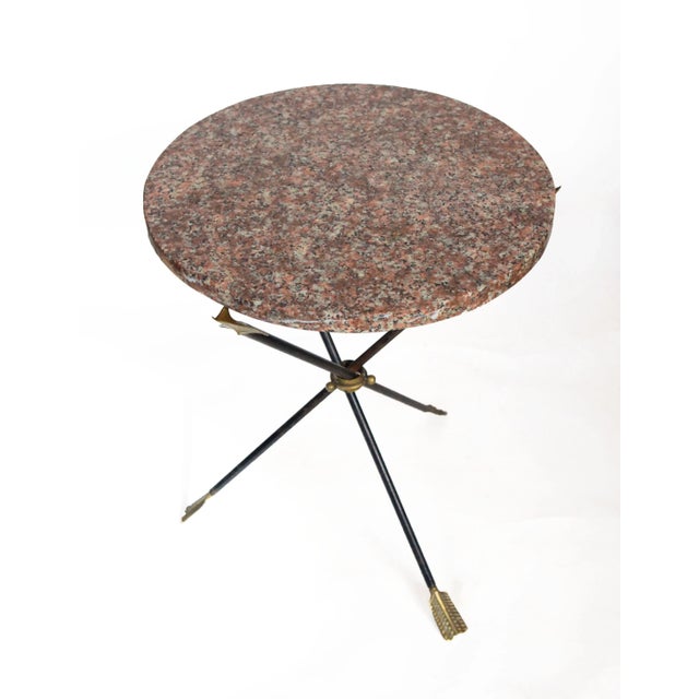 Traditional Empire Style Campaign Side Table, France, 1800s For Sale - Image 3 of 12