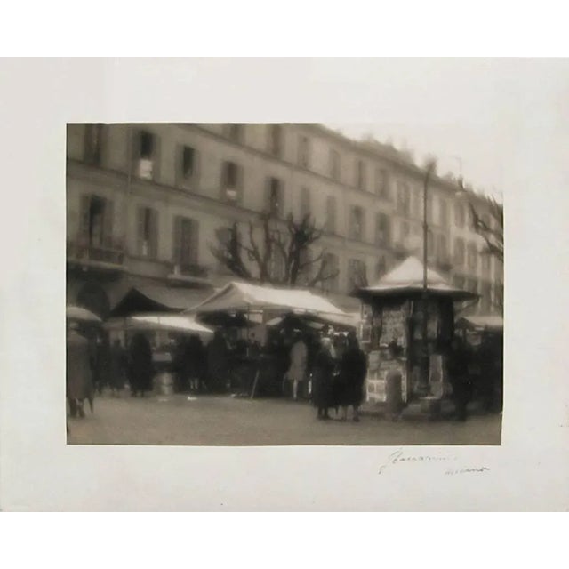 Milano is an original photograph realized by Roberto Baccarini. Hand signed and titled in pencil on the lower right margin.