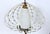 1960s Progress Mfg. Co. Inc. Off White Enamel & Glass "Onion" Hanging Pendant For Sale - Image 4 of 12