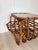 Vintage Bent Rattan Side Table with Smoked Glass For Sale In Atlanta - Image 6 of 7