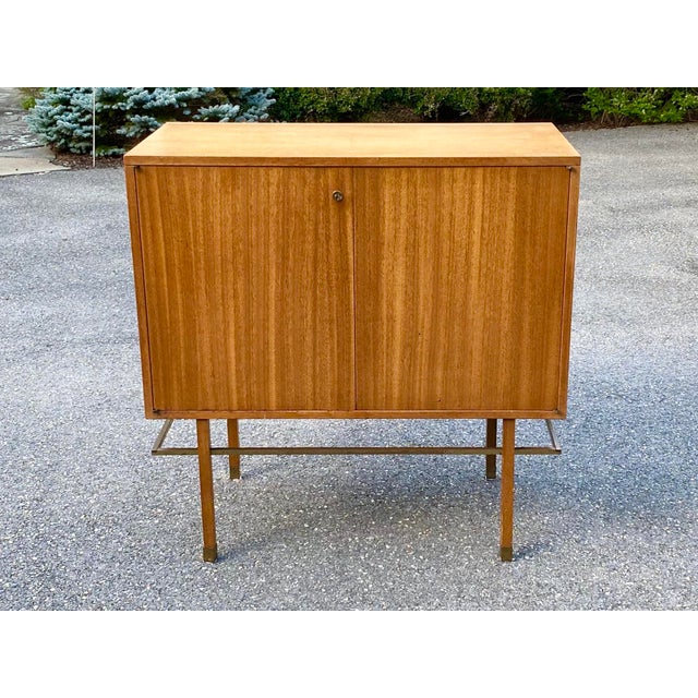 Midcentury Flip Top Dry Bar And Liquor Cabinet Chairish
