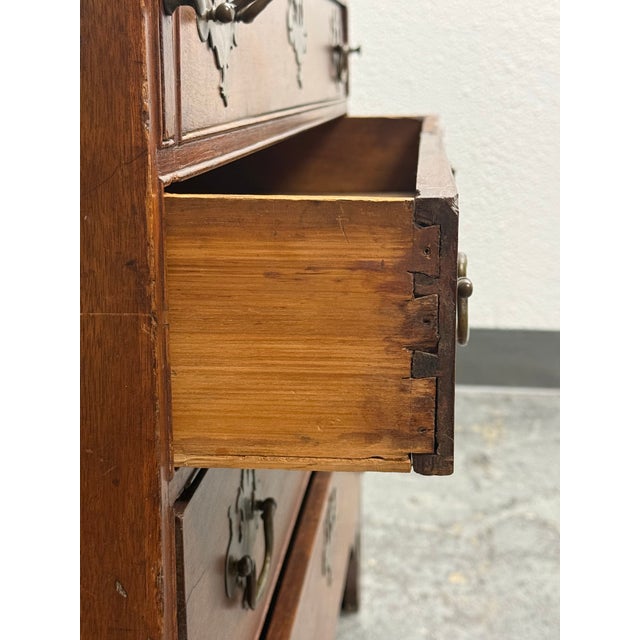 Chippendale Style Drop Front Secretary Desk, Antique For Sale - Image 10 of 12