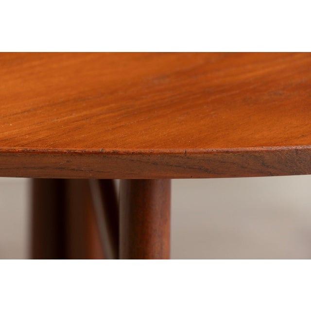 Mid-Century Danish Drop Leaf Dining Table by Peter Hvidt and Orla Mølgaard-Nielsen for France & Søn, 1960s For Sale - Image 8 of 10