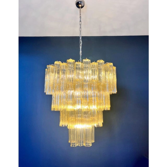 Vintage Murano Glass Tiered Chandelier, 1990s For Sale - Image 13 of 18