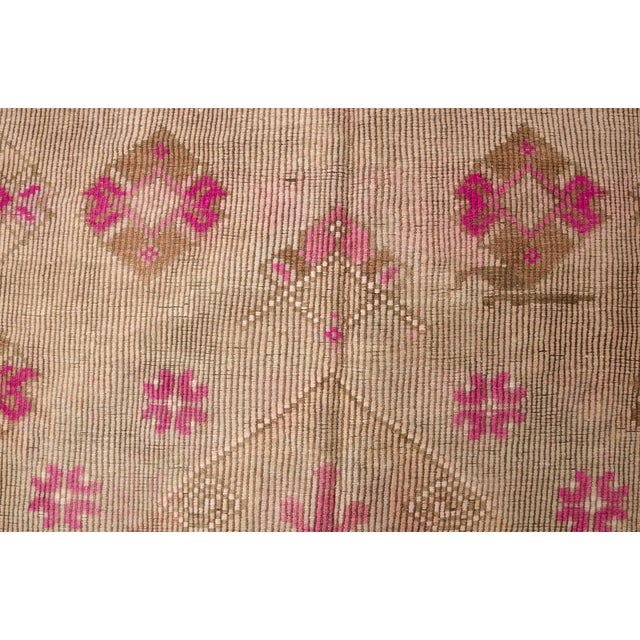 Textile Vintage Anatolian Wool Area Kilim For Sale - Image 7 of 10