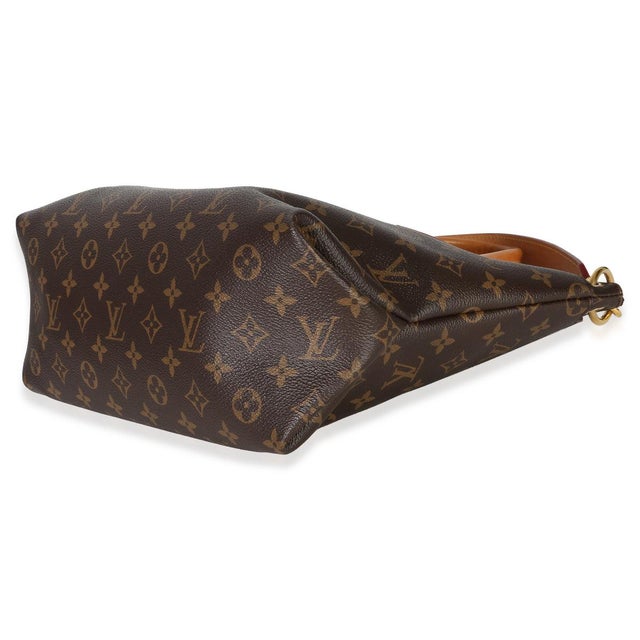 Textile Monogram Canvas Flower Zipped Tote MM For Sale - Image 7 of 7
