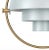 Not Yet Made - Made To Order Louis Weisdorf 'Multi-Lite' Pendant Lamp in Sea Gray and Brass For Sale - Image 5 of 6