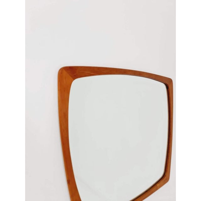 Large Mid-Century Modern Danish Wall-Mounted Mirror, 1960s For Sale - Image 5 of 16