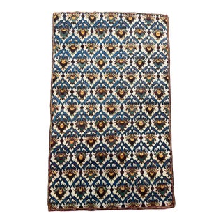 19th Century Agra Carpet, Indian Handwoven Rug With Lattice Floral Design For Sale