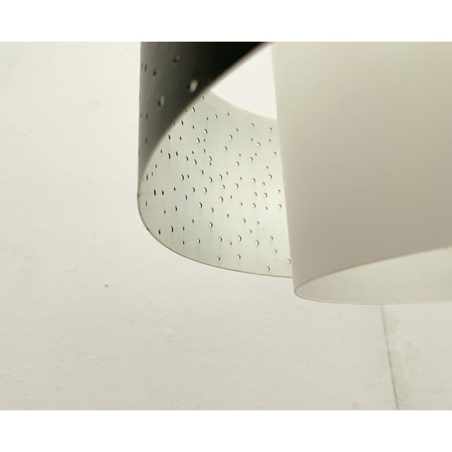 Mid-Century German Perforated Metal Pendant by Ernest Igl for Hillebrand Leuchten, 1960s For Sale - Image 9 of 18