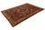 Mid-20th Century Vintage Turkish Anatolian Oushak Rug With Terracotta & Indigo Floral Medallion For Sale - Image 9 of 9