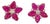 Tutti Frutti Earrings Natural Ruby Carved Leaves & Diamond Earrings in 18 KWG For Sale