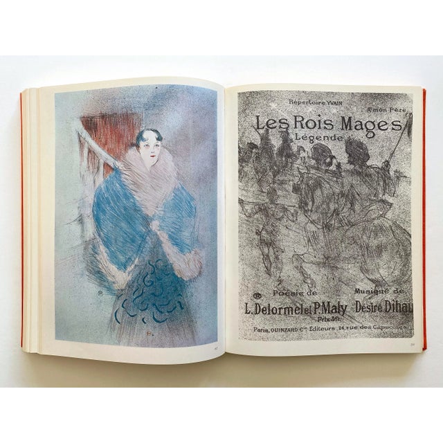 Toulouse Lautrec Vintage 1965 First Edition Landmark Volume Lithograph Print Extra Large Hardcover Art Book For Sale - Image 10 of 13