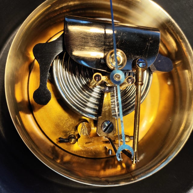 19th Century Medieval Revival French Wall Barometer With Knight's Helmet, Swords, and Heraldic Motifs For Sale - Image 6 of 8