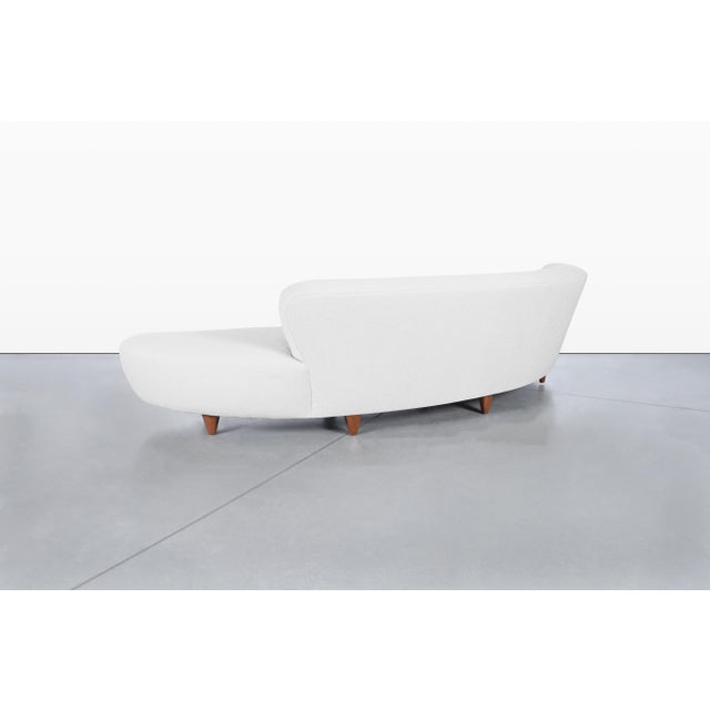 Wood 1980s Vintage “Cloud” Sofa With Ottoman For Sale - Image 7 of 12