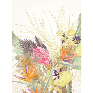 Allison Cosmos "Bird of Paradise" Contemporary Painting For Sale