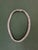 Metal Art Deco 1930’s Square Cut Crystal Line Chain Tennis Necklace For Sale - Image 7 of 8