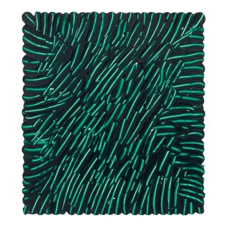 Joseph Gardella Abstraction in Dark Green, 1978 For Sale