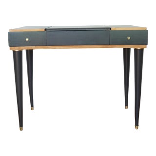 French Vintage Mid Century Make Up Table With Mirror For Sale