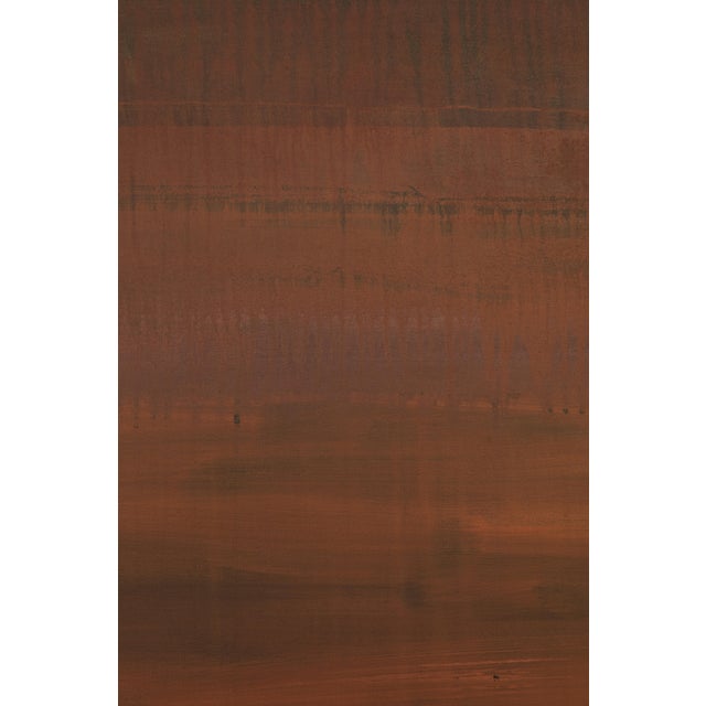 "Volcanic Monochrome 2" - Large Abstract Acrylic Painting by Simon Findlay For Sale - Image 17 of 18