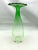 1970s La Murrina Signed Murano Hand-Blown Green Art Glass Vase For Sale In Los Angeles - Image 6 of 10