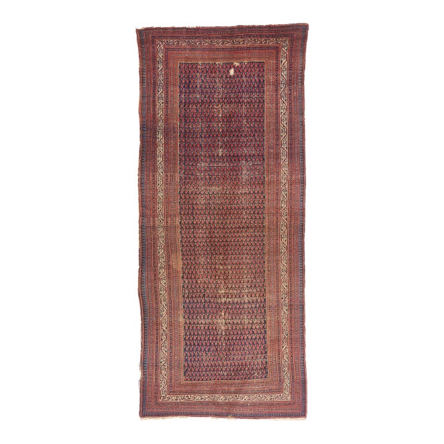 Late 19th Century Persian Malayer Rug, 05'06 X 12'11 For Sale