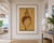 Vintage Japanese Shell, Woodblock Print Reproduction, 40" X 60" For Sale In Buffalo - Image 6 of 12