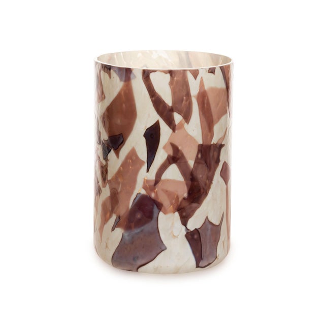The Nougat Collection is another result of our tests with Murano blown glass. The patterns on these vases and glasses,...